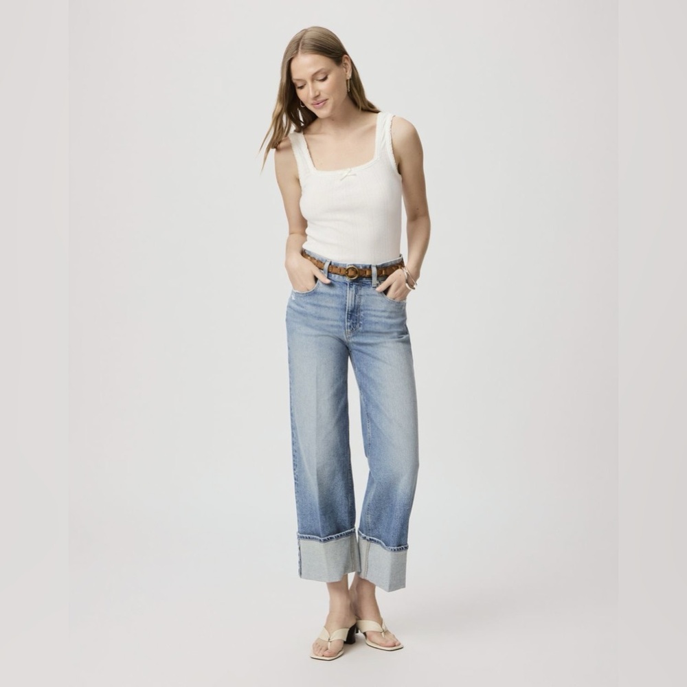 Paige Sasha Ankle Wide Leg Jean size 28